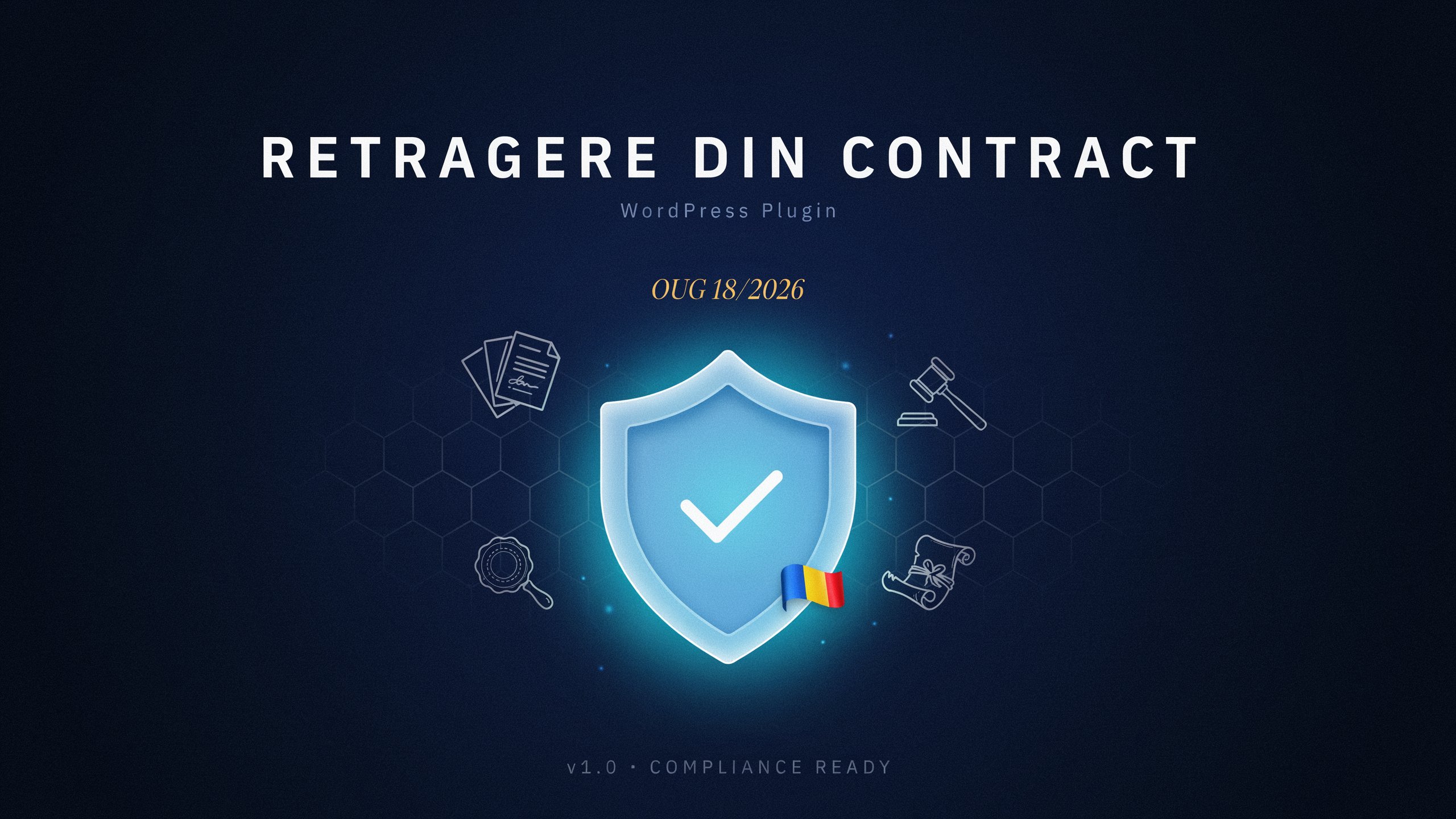 Retragere din Contract – OUG 18/2026 | WooCommerce Withdrawal Button