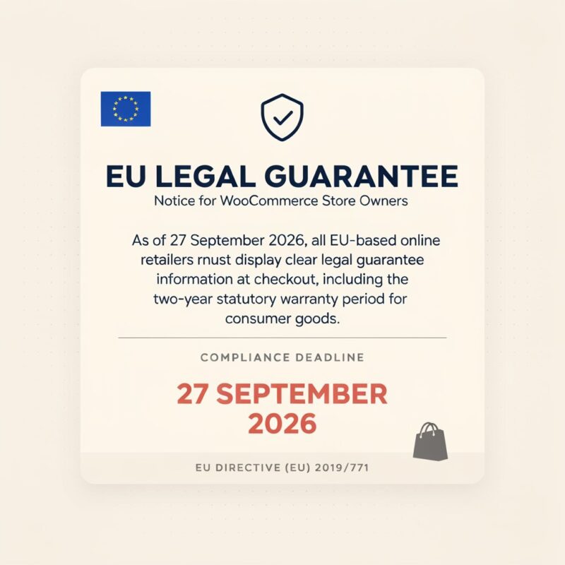 EU Legal Guarantee Notice for WooCommerce – Ready for 27 Sept 2026